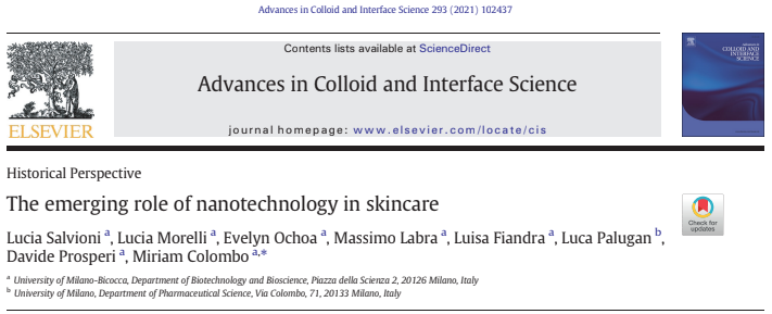 The emerging role of nanotechnology in skincare