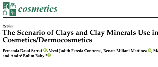 The Scenario of Clays and Clay Minerals Use in Cosmetics/Dermocosmetics